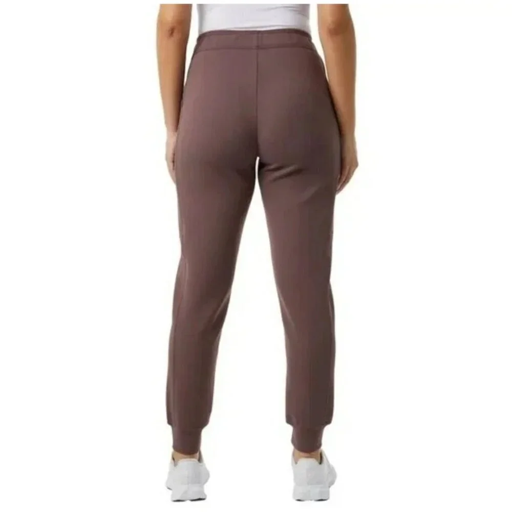 32 Degrees Heat Women's S Jogger Pants With Zippered Pocket Brown M0700